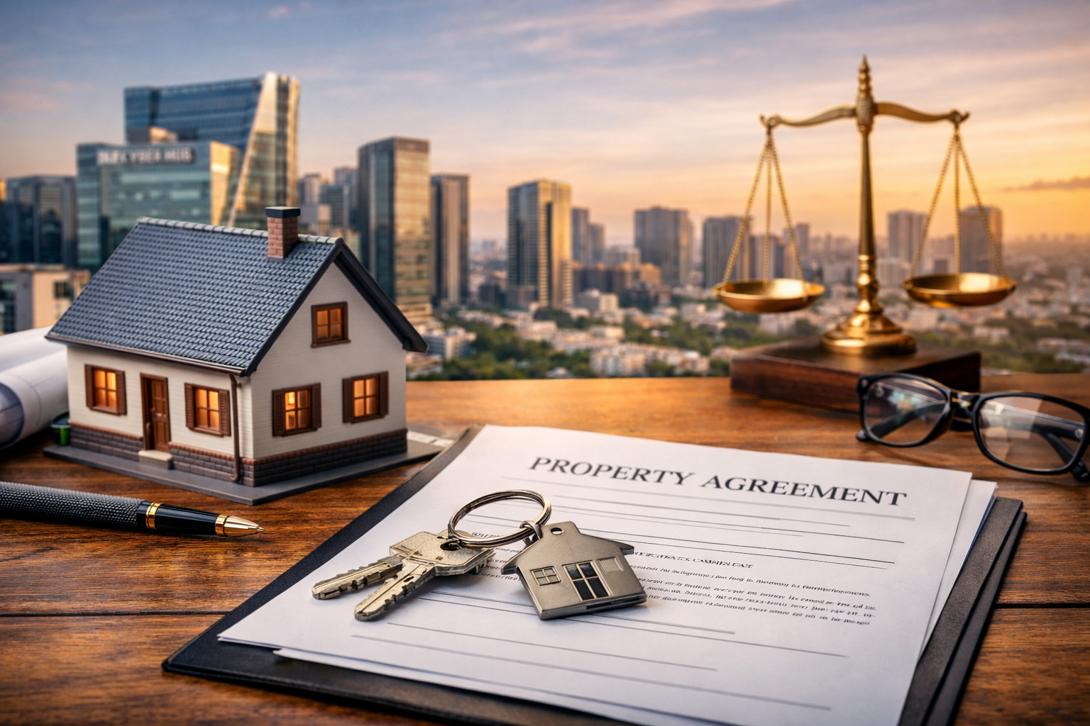 Step-by-step property documentation process in Gurgaon showing legal verification and registration